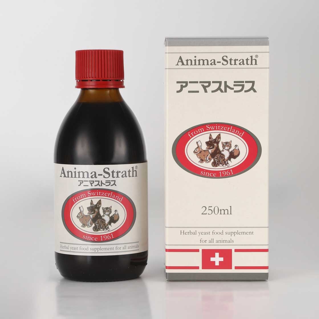 アニマストラス リキッド 250ml｜スイス産ハーブ酵母サプリメント 犬・猫・小動物用 ペット用栄養補助食品 (コピー)